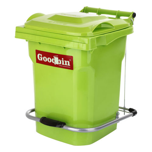 مخزن زباله 20 لیتری پدال دار گودبین برند هوم کت کد 6138 | لوازم خانه و آشپزخانه نیکیا هوم