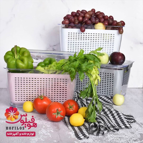  باکس میوه و سبزیجات برند هوفیلوس کد 3501 | لوازم خانه و آشپزخانه نیکیا هوم 